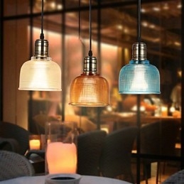 Severské Malé Droplight Vitrážového lustru Obnovení starověkých způsobů