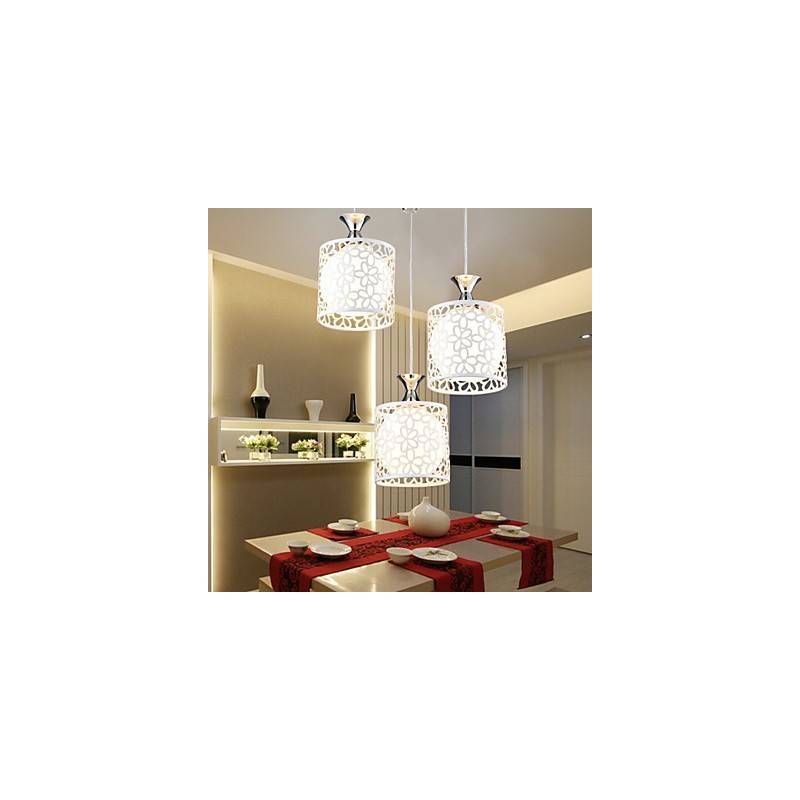 Současná a smluvní tři kreativní křišťálová lampa z tepaného železa