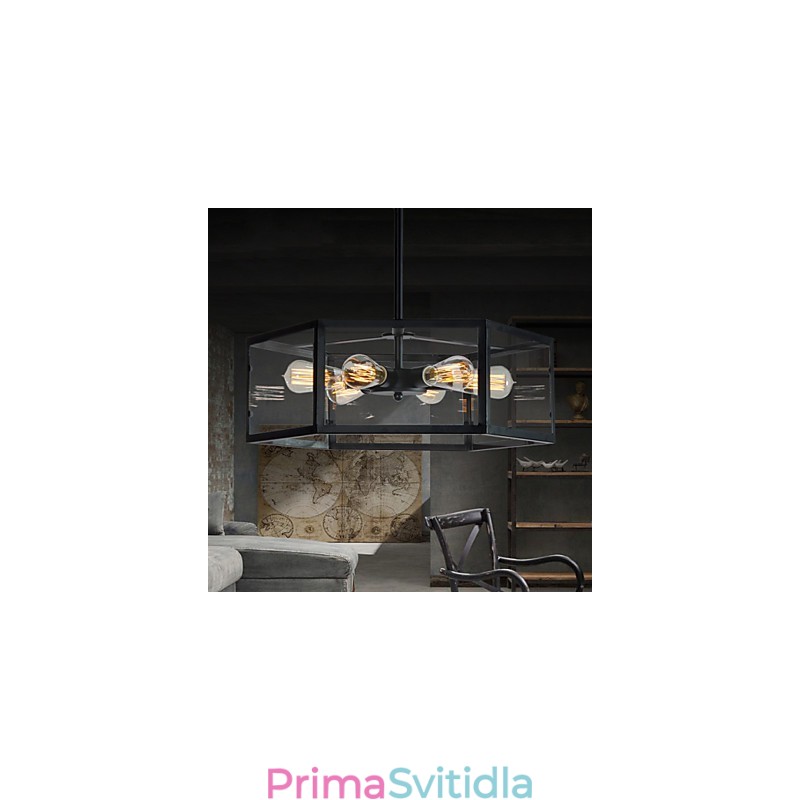 Závěsná svítidla Mini Style Retro Garáž Kovové