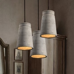 Severské minimalistické retro závěsné svítidlo Cement Vintage Lamp