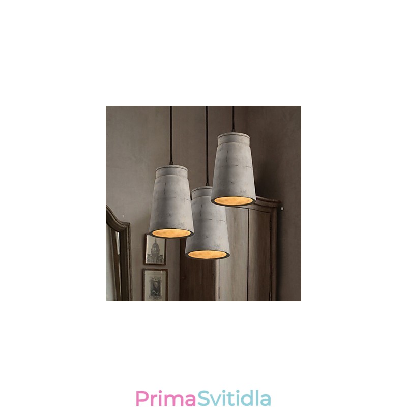 Severské minimalistické retro závěsné svítidlo Cement Vintage Lamp