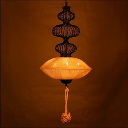 Severské Retro průmyslové konopné kreativní lampy do ptačí klece