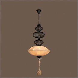Severské Retro průmyslové konopné kreativní lampy do ptačí klece