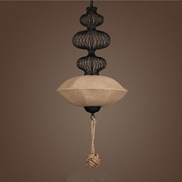 Severské Retro průmyslové konopné kreativní lampy do ptačí klece