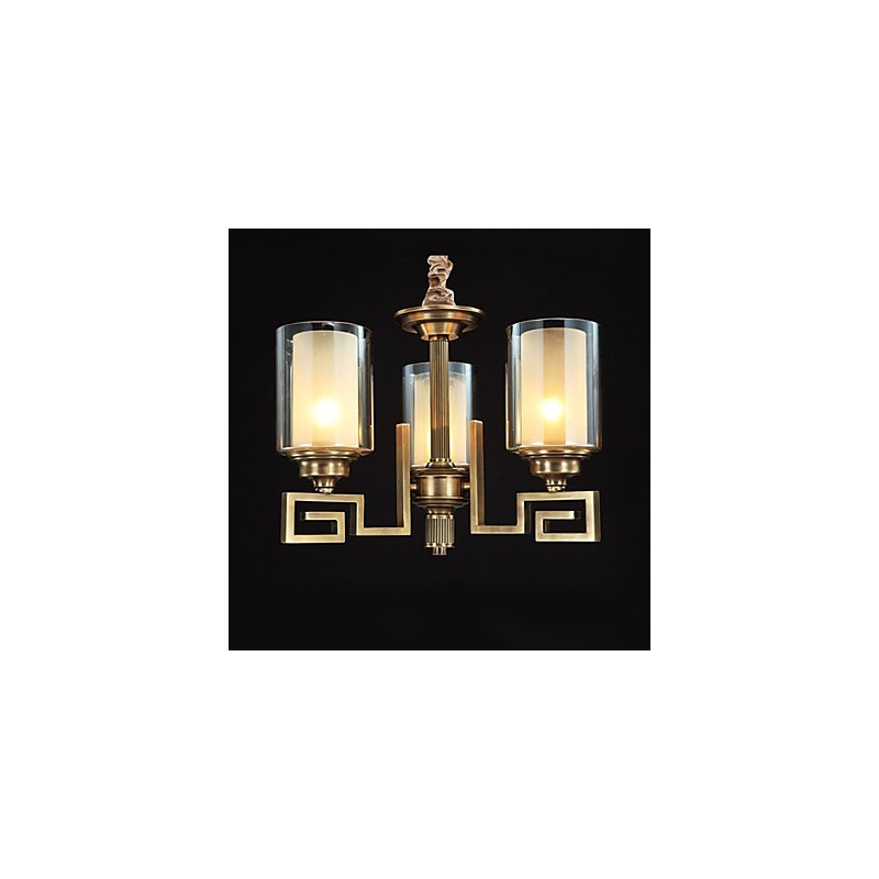 Lampa v čínském stylu Měděná Lampa Měděná Lampa