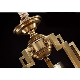 Lampa v čínském stylu Měděná Lampa Měděná Lampa