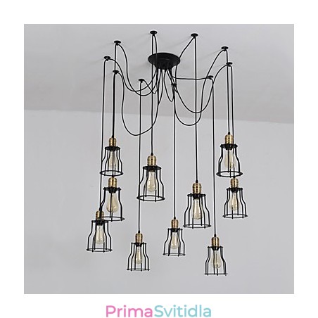 Vintage Edison Vícenásobné nastavitelné DIY stropní svítidlo Světlo Závěsné osvětlení Lustr Moderní elegantní průmyslové stolování Vintage Edison Vícenásobné nastavitelné DIY stropní svítidlo Světlo Závěsné osvětlení Lustr Moderní elegantní průmyslové stolování