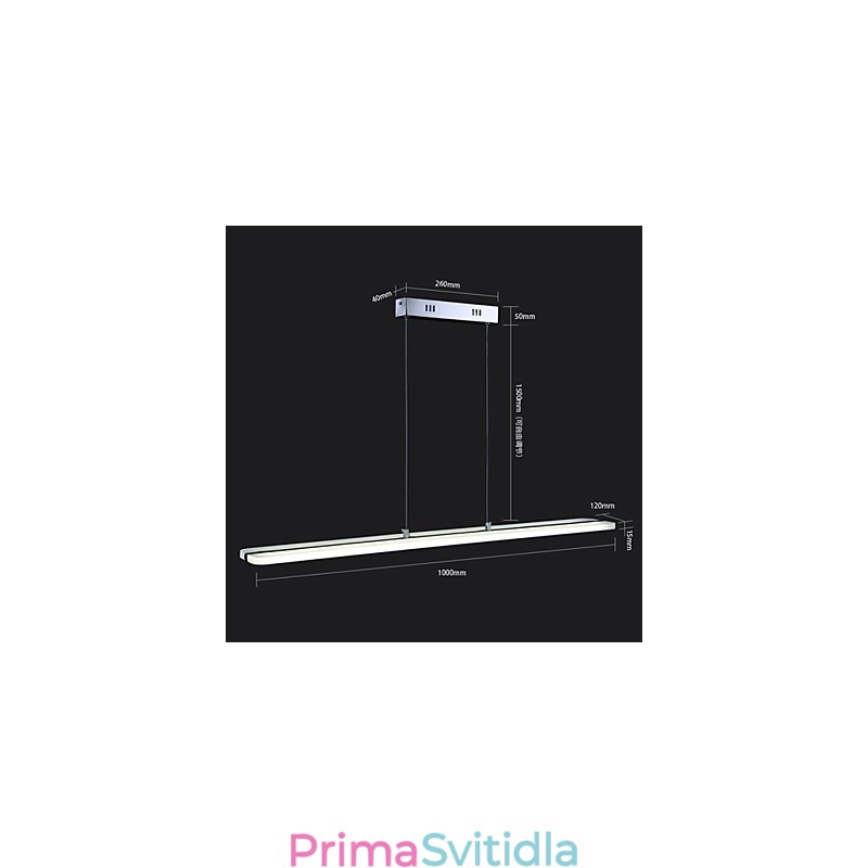 Akrylová závěsná svítidla svítidla s