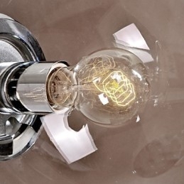 Moderní eloxované závěsné světlo v mini stylu Globe
