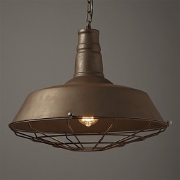 Retro závěsná lampa 1 Light Old Metal Materila Shade Shop