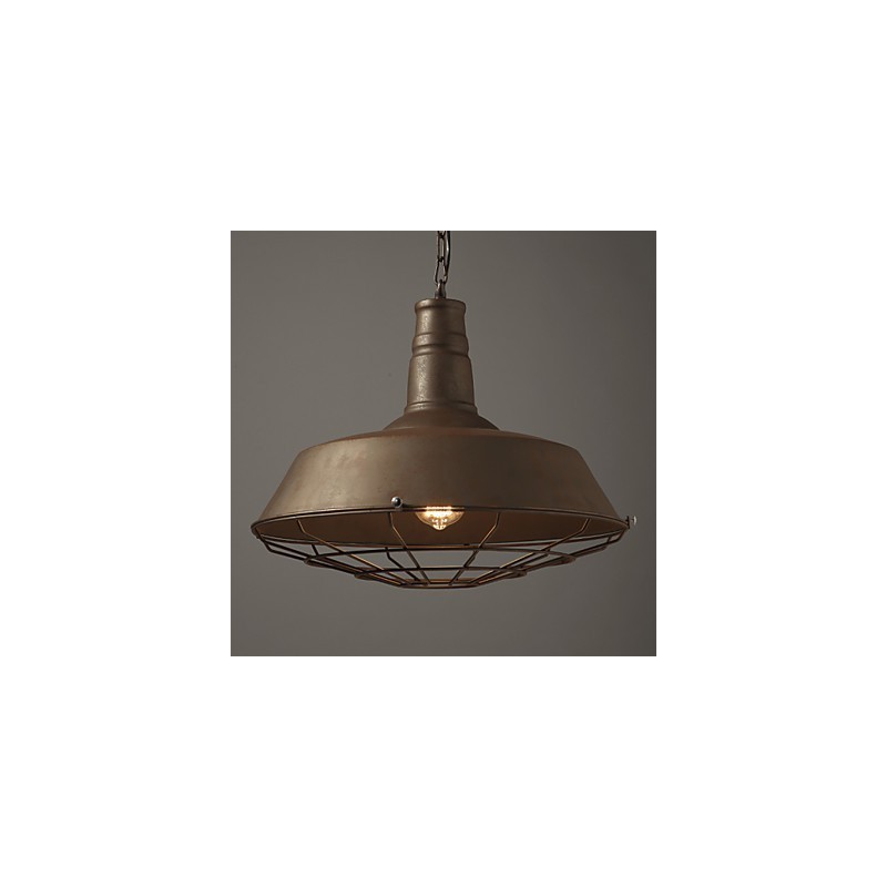 Retro závěsná lampa 1 Light Old Metal Materila Shade Shop
