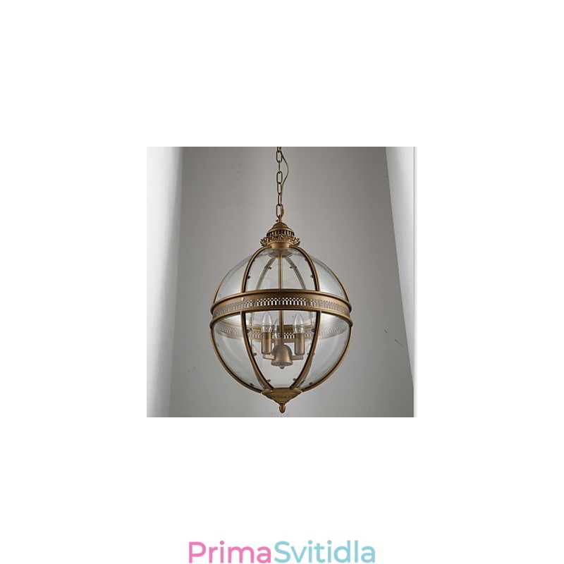 Železný bronz lustr lampy sklo