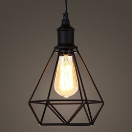 Americký malý ocelový přívěsek na klec Vintage retro DIY kapkové světlo průmyslové svítidlo pro domácí dekoraci