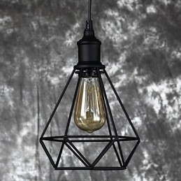 Americký malý ocelový přívěsek na klec Vintage retro DIY kapkové světlo průmyslové svítidlo pro domácí dekoraci