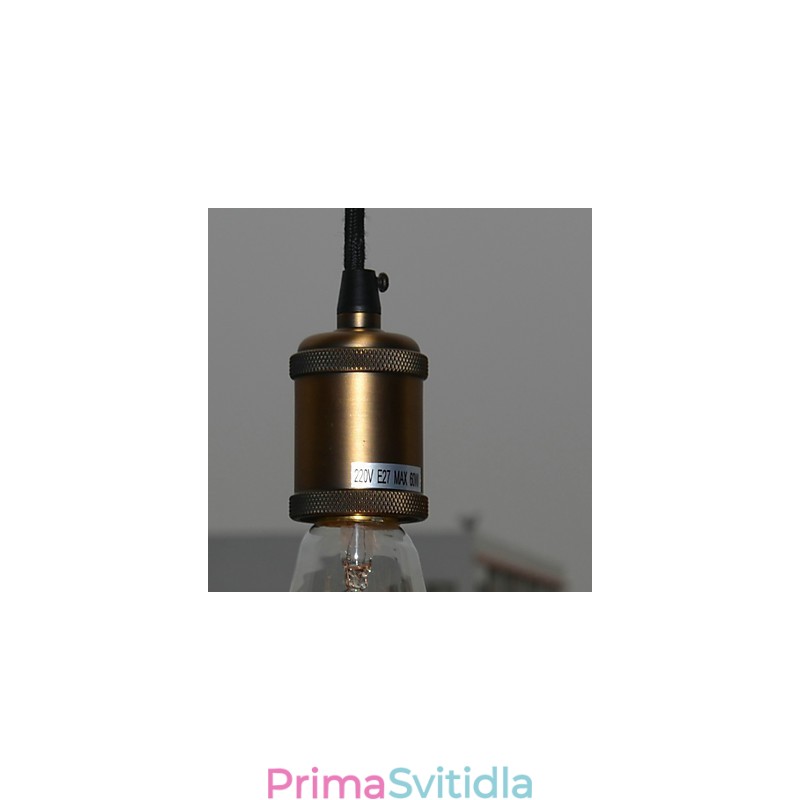 Tradiční klasické klasické vintage mini stylové galvanicky pokovené závěsné světlo