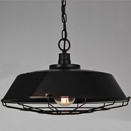 1 Light Vintage kovové závěsné svítidlo