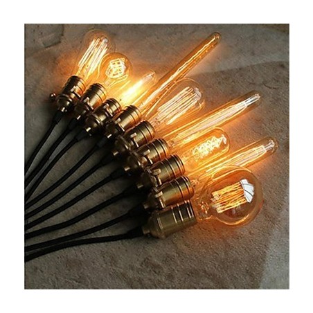 Americká retro minimalistická jednoduchá měděná lustrová lampa Americká retro minimalistická jednoduchá měděná lustrová lampa