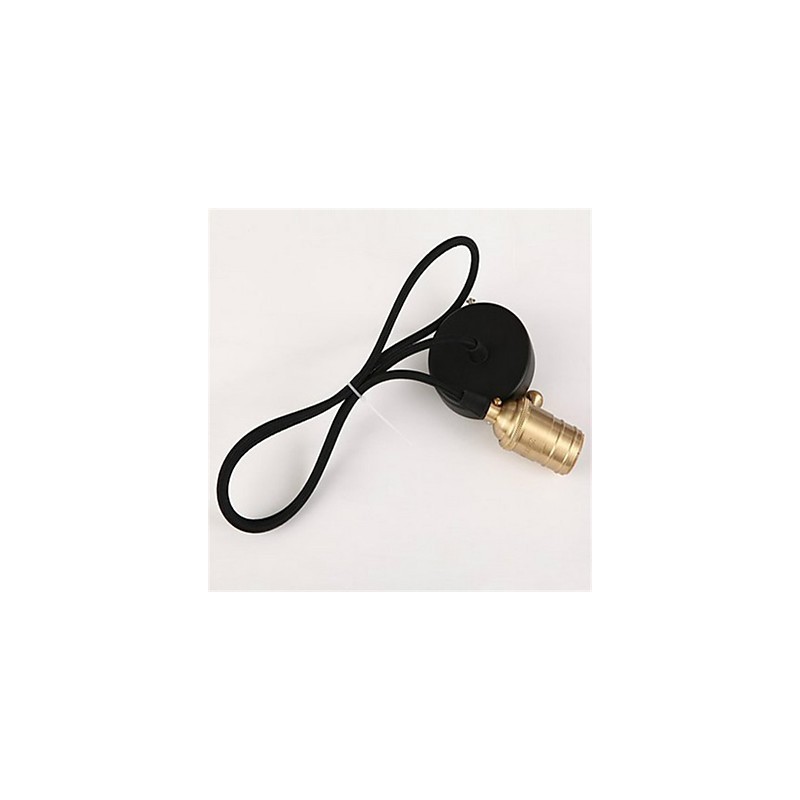 Americká retro minimalistická jednoduchá měděná lustrová lampa