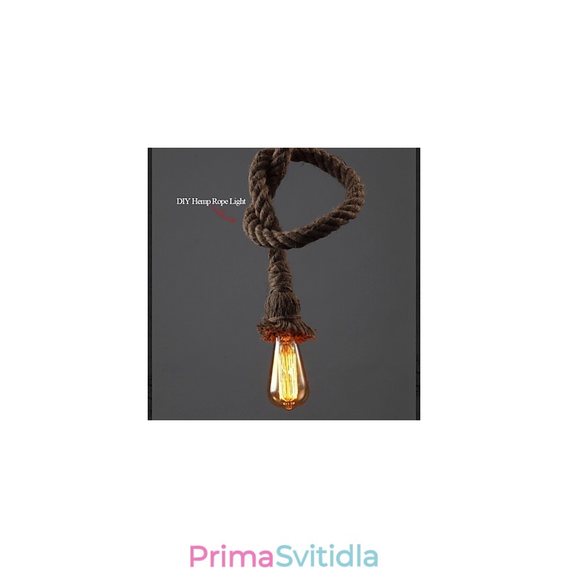 1 Lehké DIY umělecké konopné lano Lehké kreativní konopné lano Droplight