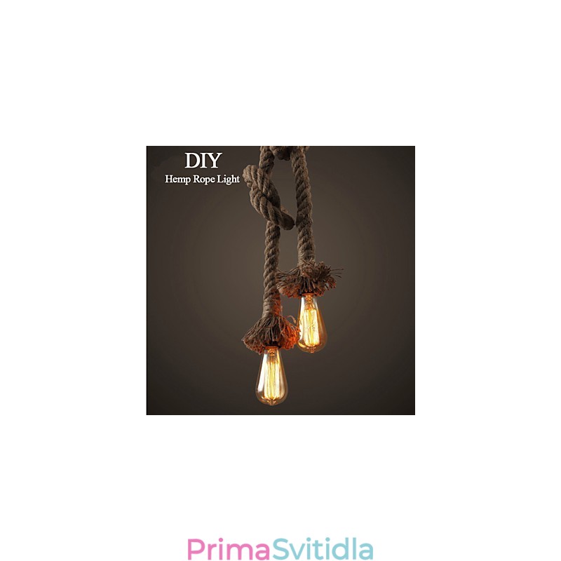 1 Lehké DIY umělecké konopné lano Lehké kreativní konopné lano Droplight