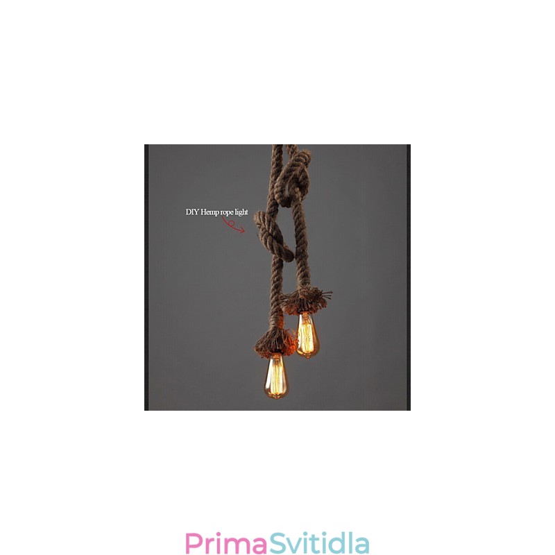 1 Lehké DIY umělecké konopné lano Lehké kreativní konopné lano Droplight