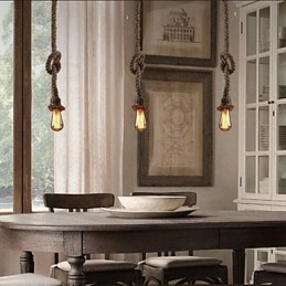 1 Lehké DIY umělecké konopné lano Lehké kreativní konopné lano Droplight