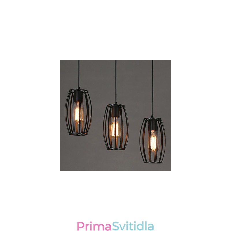 Creative Loft Restoring Ancient Ways Jednohlavá kovaná lustrová lampa