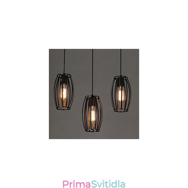Creative Loft Restoring Ancient Ways Jednohlavá kovaná lustrová lampa