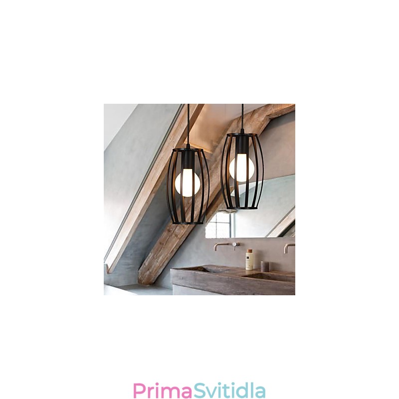 Creative Loft Restoring Ancient Ways Jednohlavá kovaná lustrová lampa