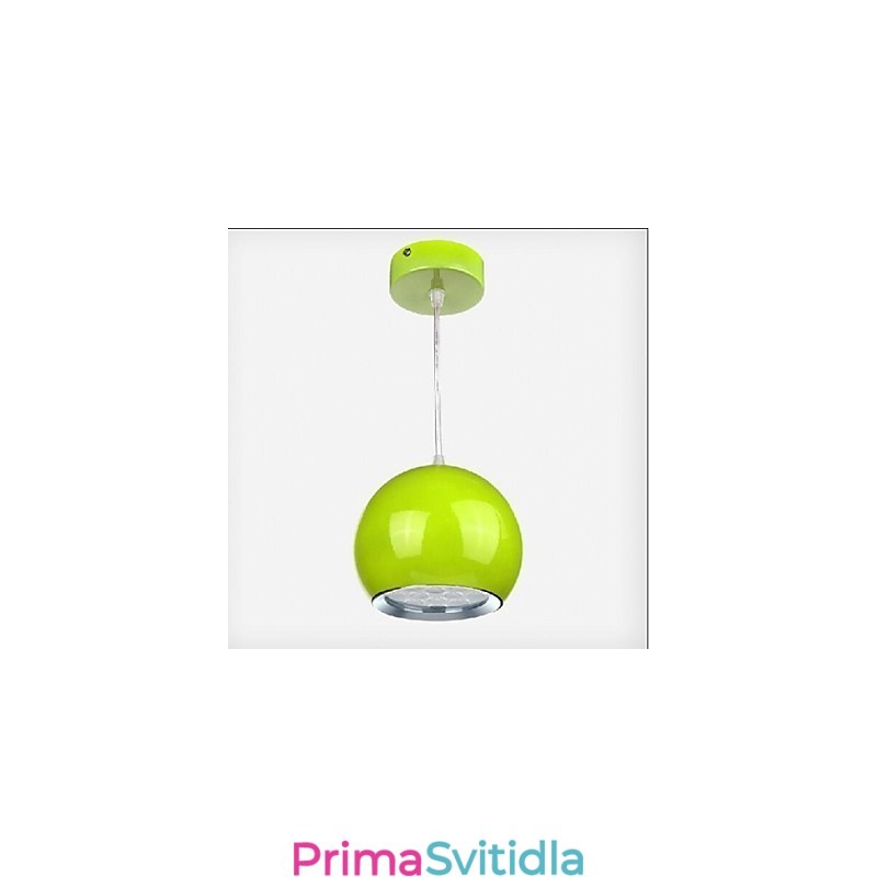 Moderní současná koule malba kovové závěsné světlo