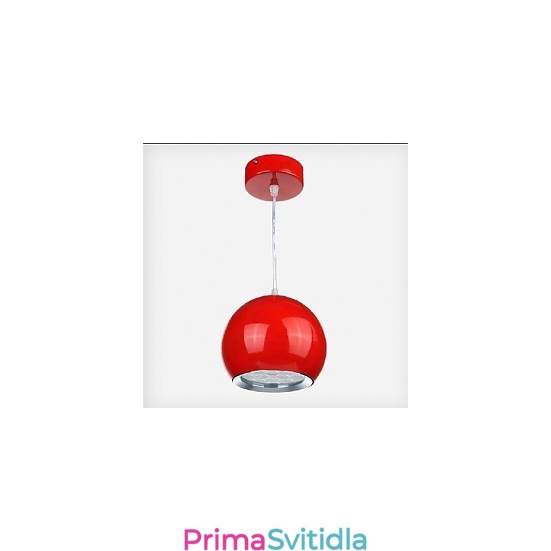 Moderní současná koule malba kovové závěsné světlo
