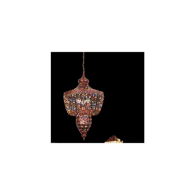 Středomořská barevná křišťálová lampa Jihovýchodní Asie černé světlo