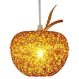 Tkaný hliníkový lustr se sedmi hlavovými lampami Apple