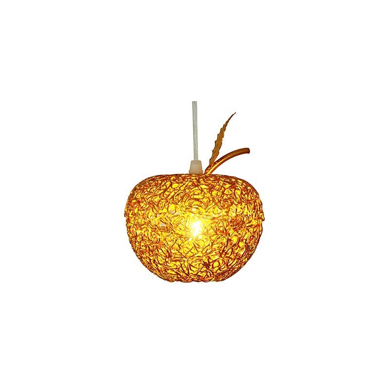 Tkaný hliníkový lustr se sedmi hlavovými lampami Apple