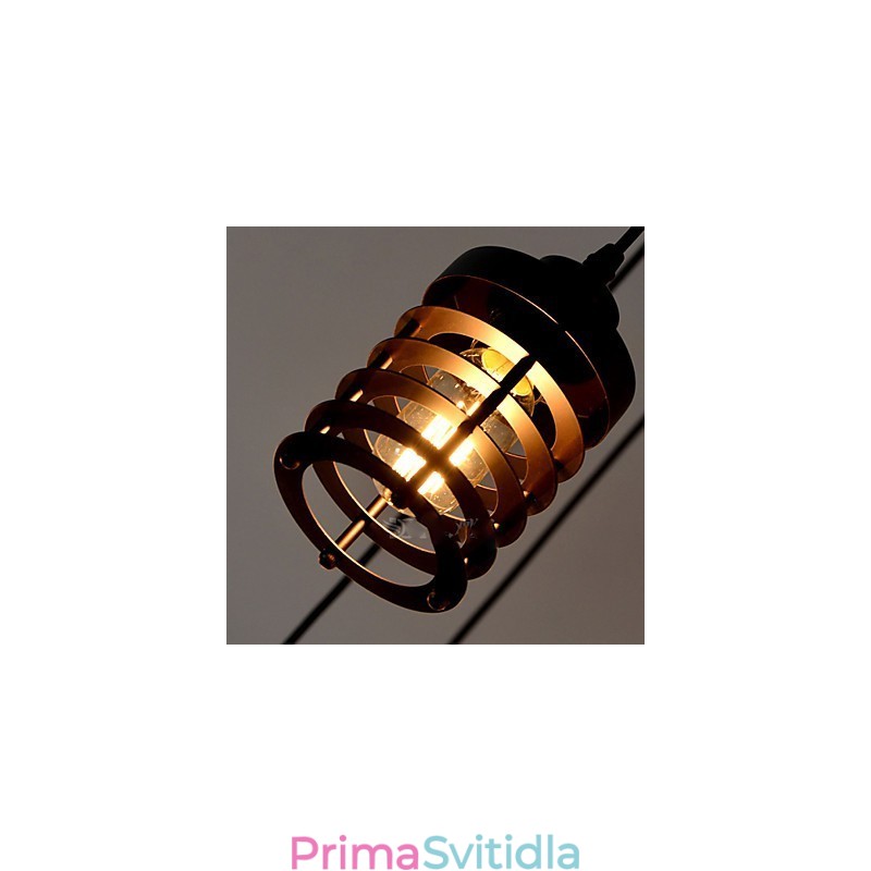 Vintage Edison Vícenásobné nastavitelné DIY stropní svítidlo Světlo Závěsné osvětlení Lustr Moderní elegantní průmyslové stolování