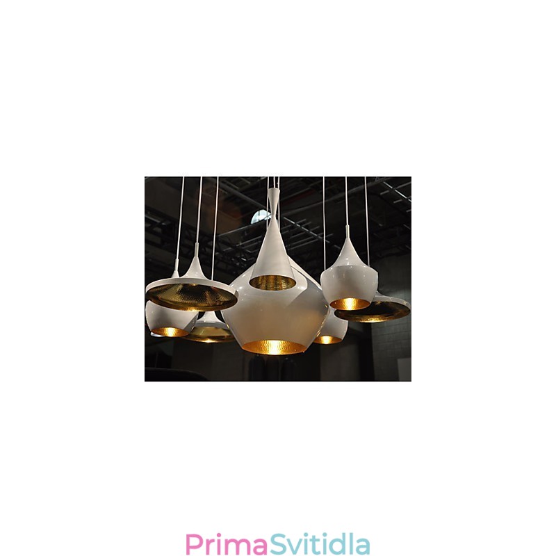 Mini styl malba kovové závěsné světlo