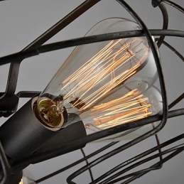 Loft Vintage kreativní osvětlení Lampy Minimalistický železný průmyslový ventilátor v americkém venkovském stylu