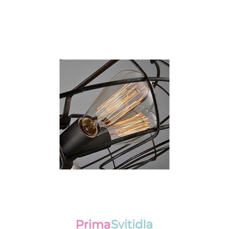 Loft Vintage kreativní osvětlení Lampy Minimalistický železný průmyslový ventilátor v americkém venkovském stylu
