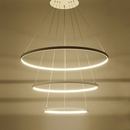 Moderní design přívěsek světlo tři prsteny