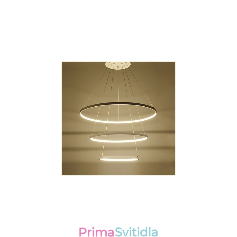 Moderní design přívěsek světlo tři prsteny