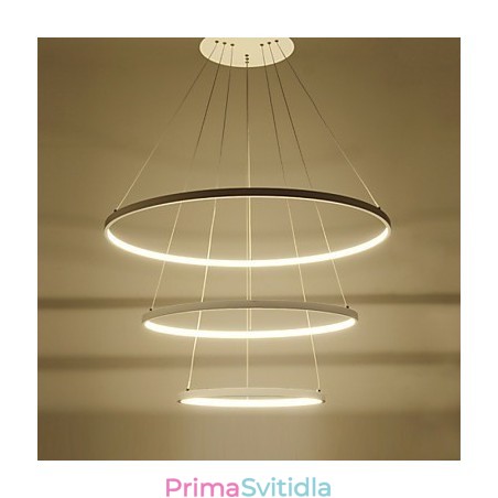 Moderní design přívěsek světlo tři prsteny Moderní design přívěsek světlo tři prsteny