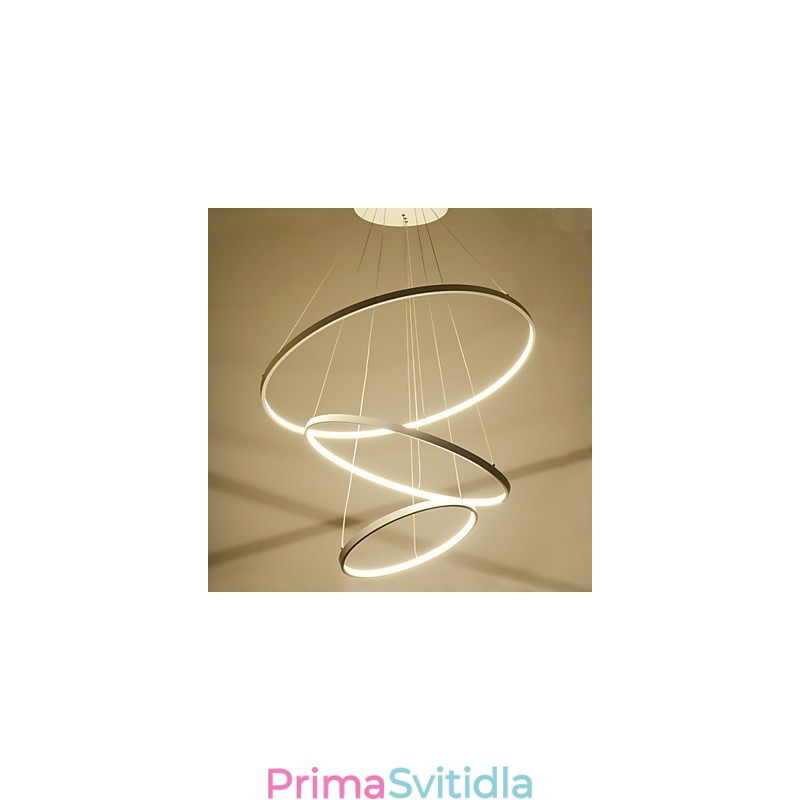 Moderní design přívěsek světlo tři prsteny