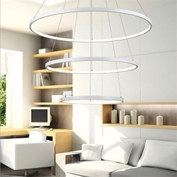Moderní design přívěsek světlo tři prsteny