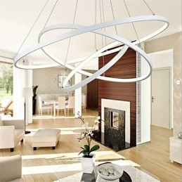 Moderní design přívěsek světlo tři prsteny