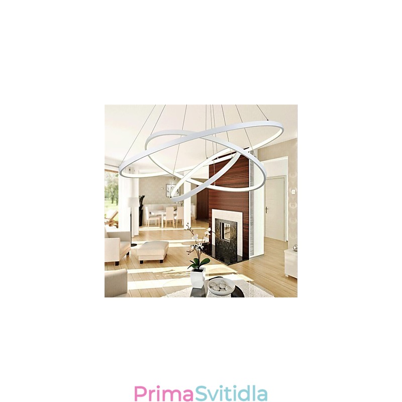 Moderní design přívěsek světlo tři prsteny
