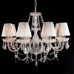 Lustr Crystal Luxury Modern Living 8 světel
