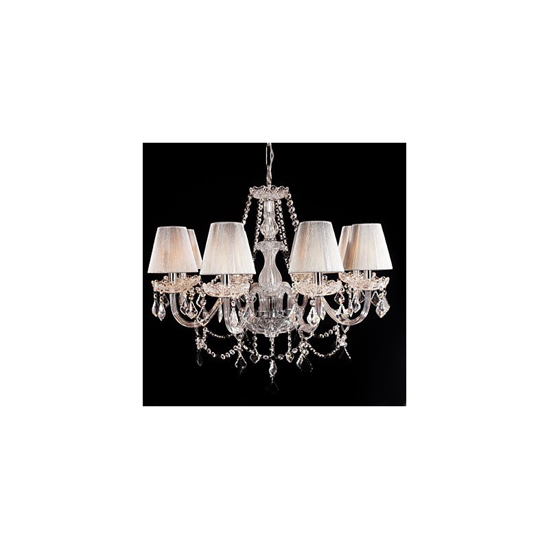 Lustr Crystal Luxury Modern Living 8 světel