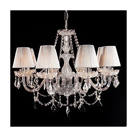 Lustr Crystal Luxury Modern Living 8 světel Lustr Crystal Luxury Modern Living 8 světel