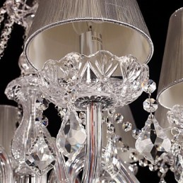 Lustr Crystal Luxury Modern Living 8 světel