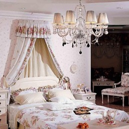 Lustr Crystal Luxury Modern Living 8 světel